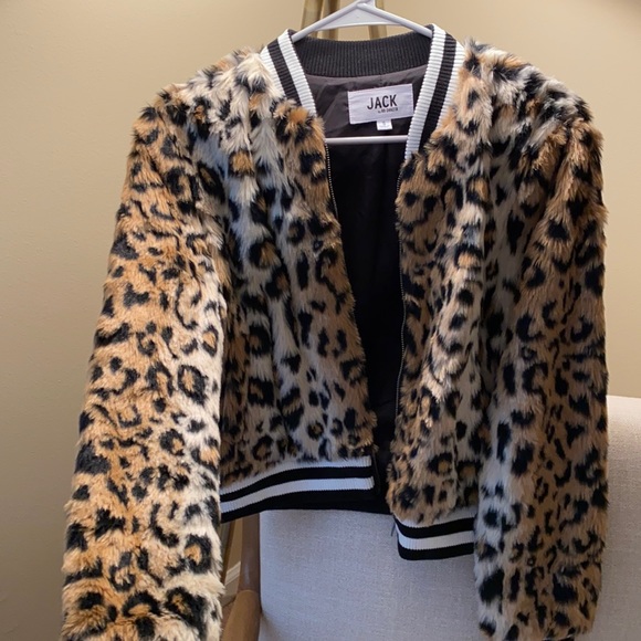 Jack by BB Dakota Jackets & Blazers - BB Dakota cheetah bomber